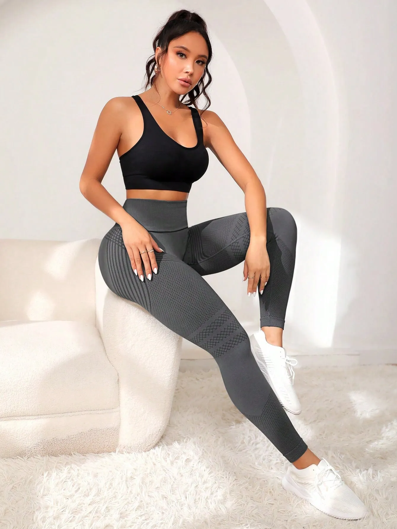 Seamless Wide Waistband Sports Leggings FW24