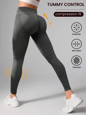 Seamless Wide Waistband Sports Leggings FW24
