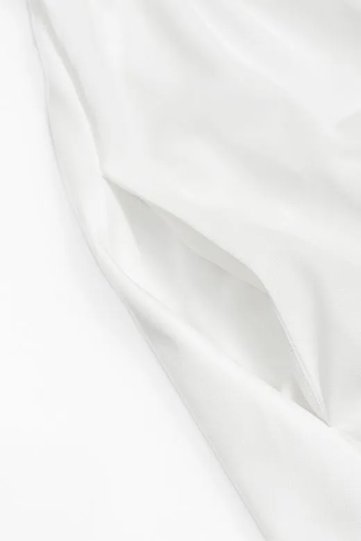 Serena Bodycon Day Midi Dress - Pearl White