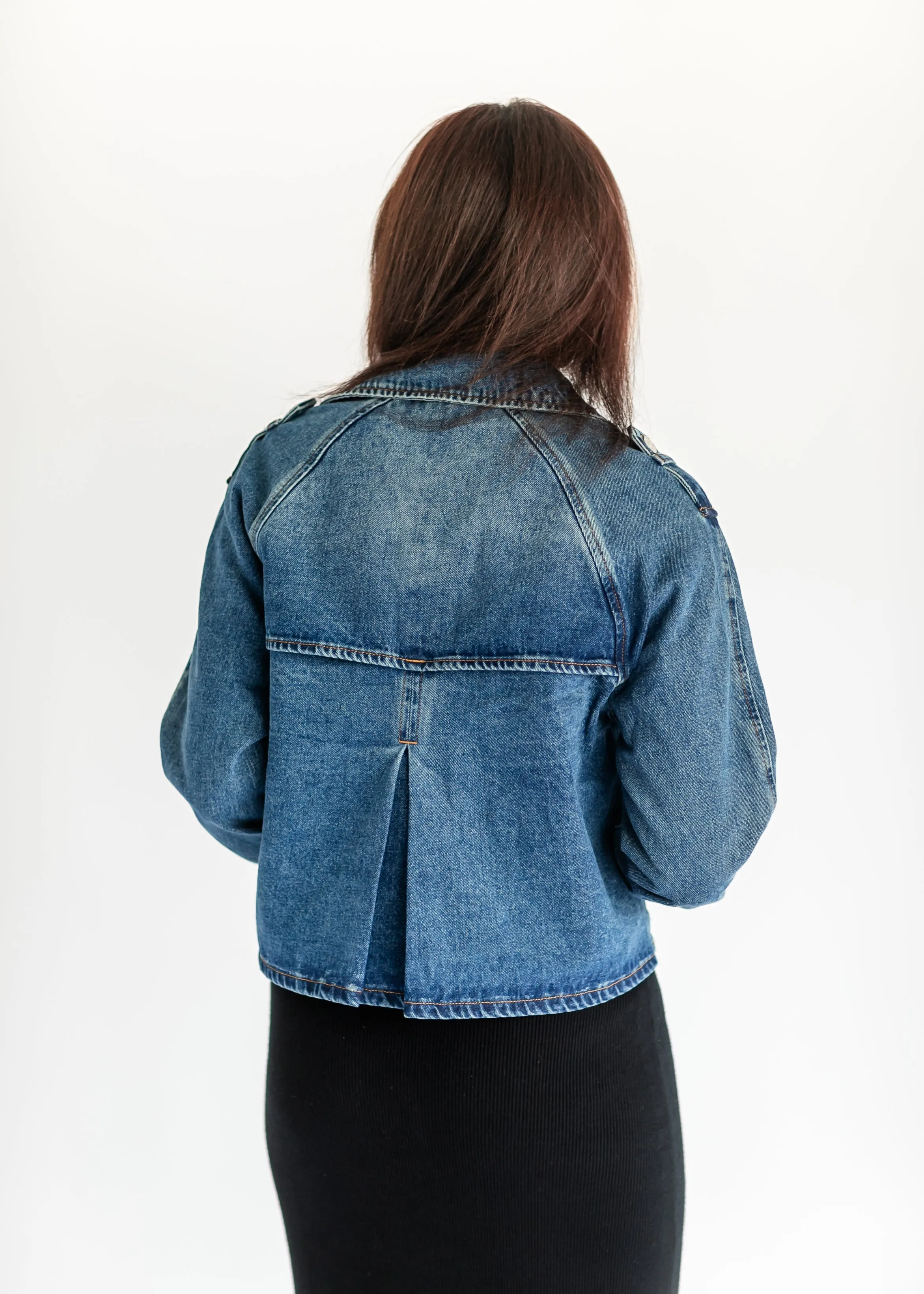 Steve Madden® Sirus Denim Trench Coat - FINAL SALE