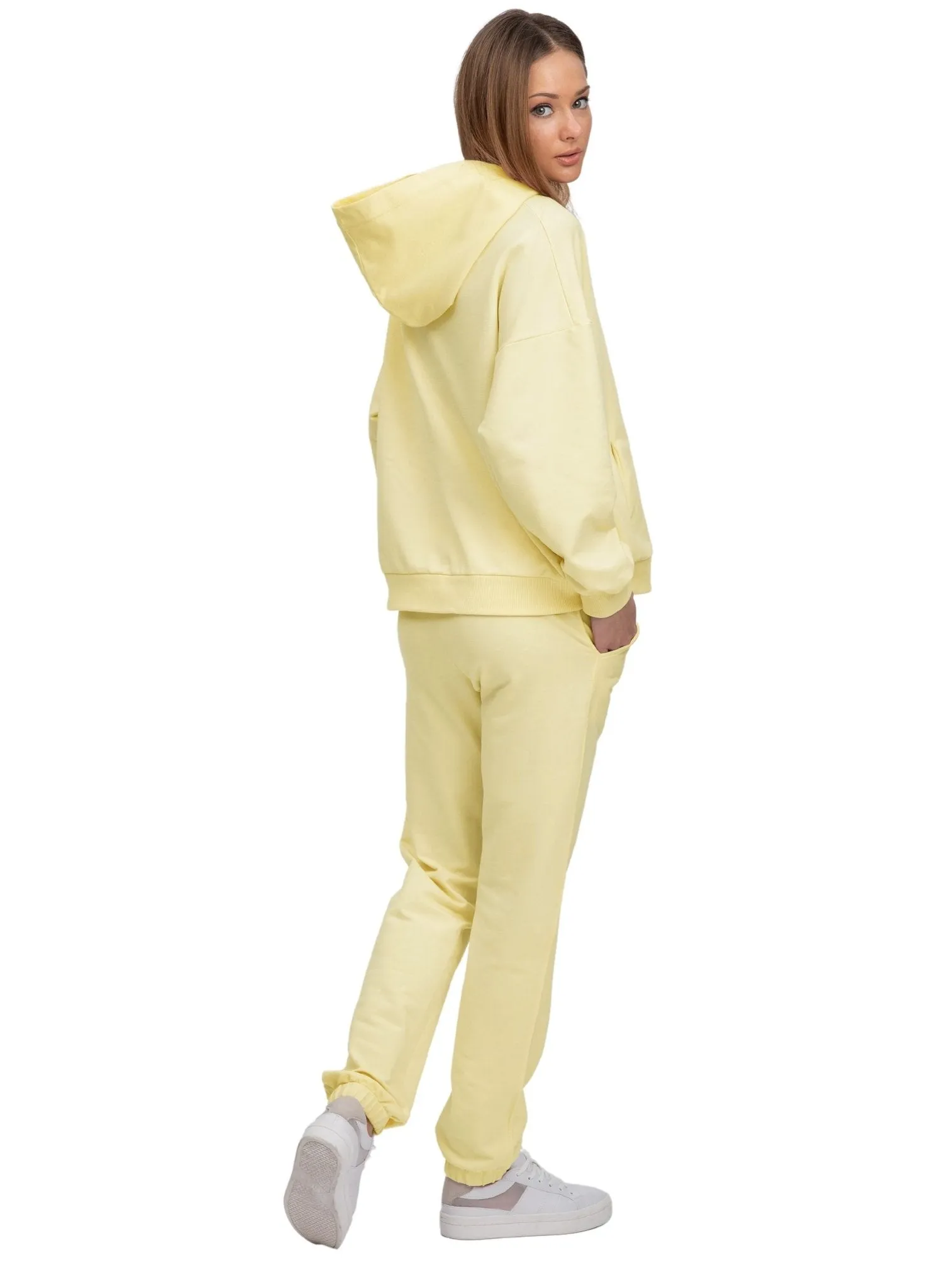 The Cozy Maternity Tracksuit - Canary Yellow