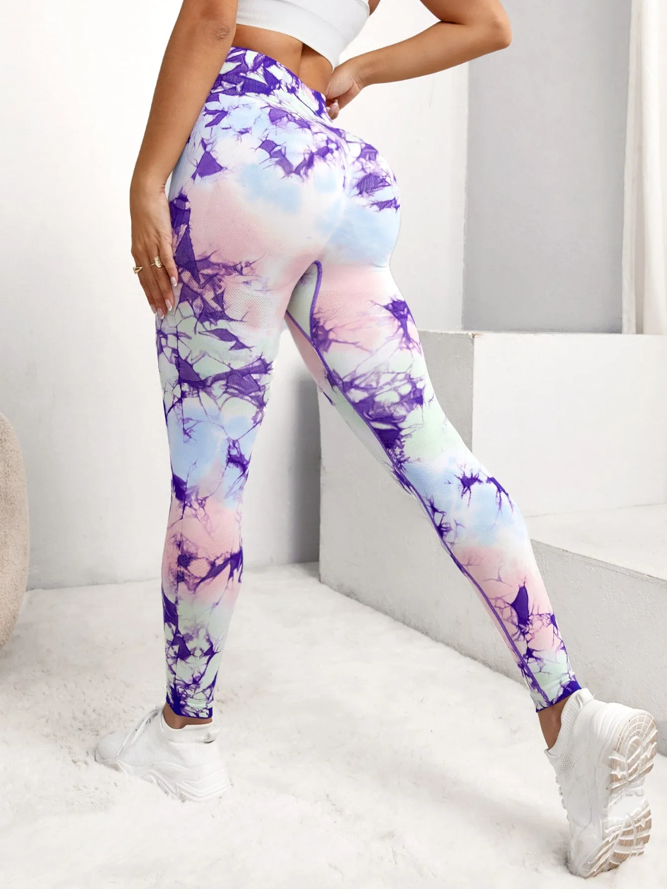 Tie Dye Tummy Control Active Leggings SS23