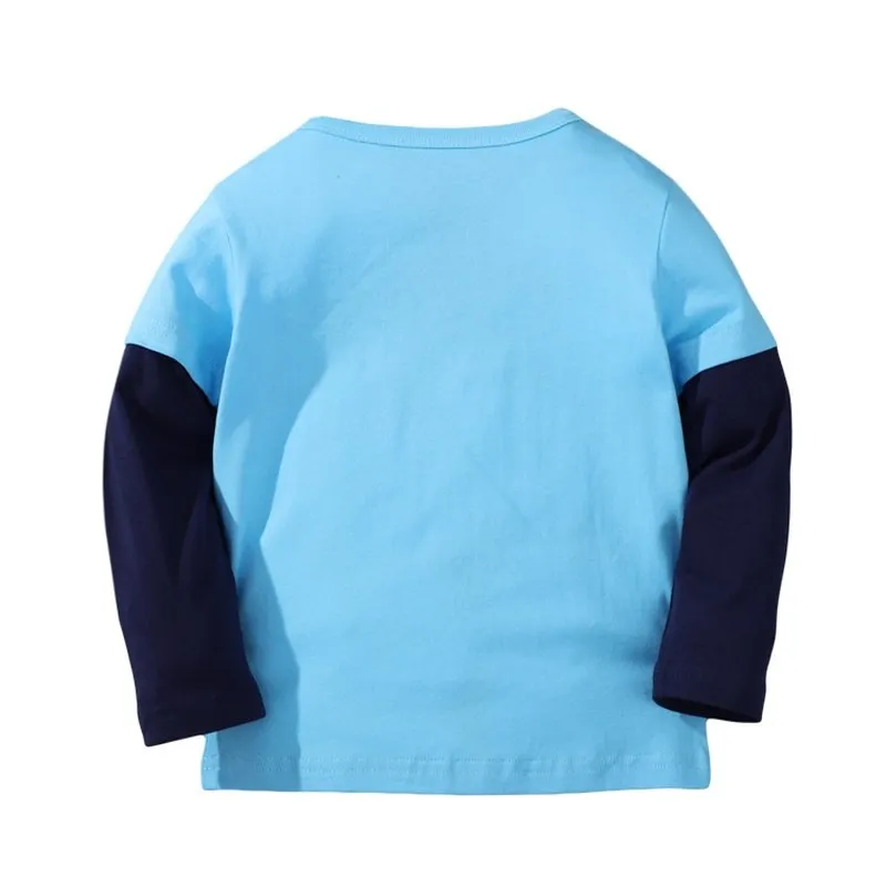 Toddler Boy's Long Sleeve Lion Print Tee