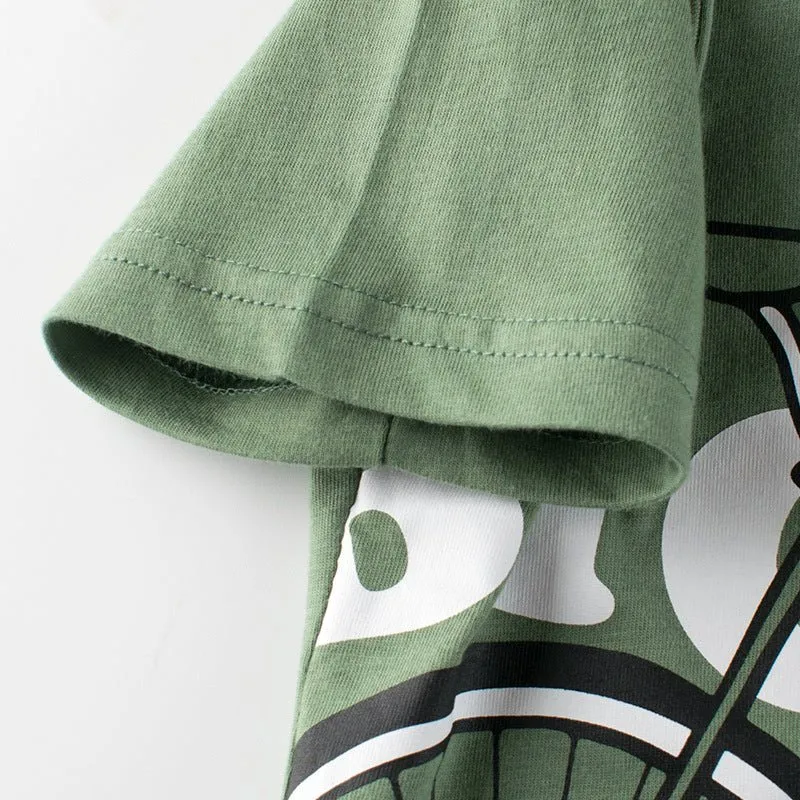 Toddler/Kid Bicycle Print Casual T-shirt