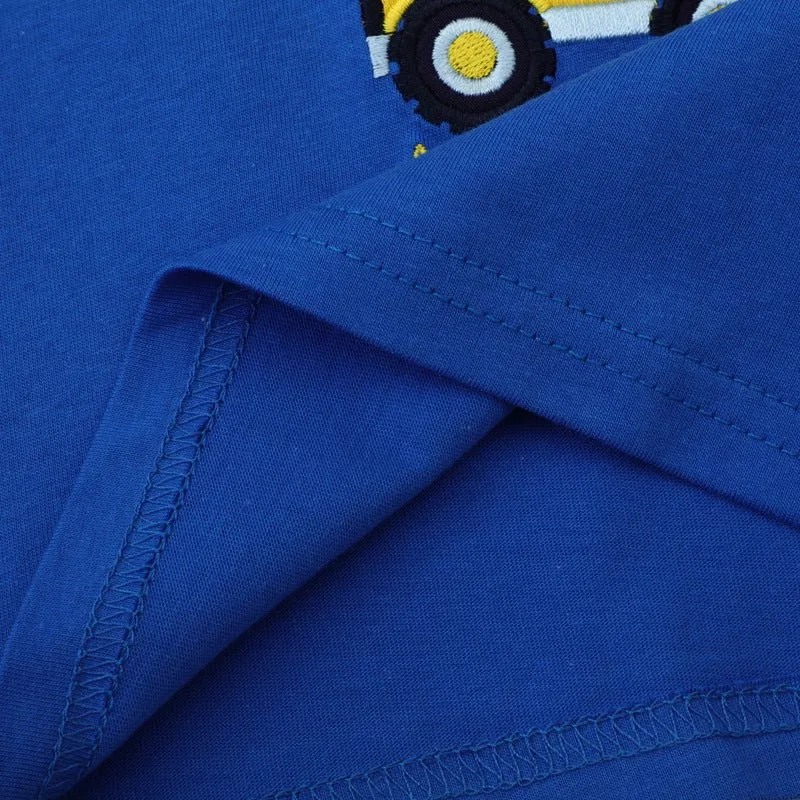 Toddler/Kid Boy's Truck Design Blue T-shirt