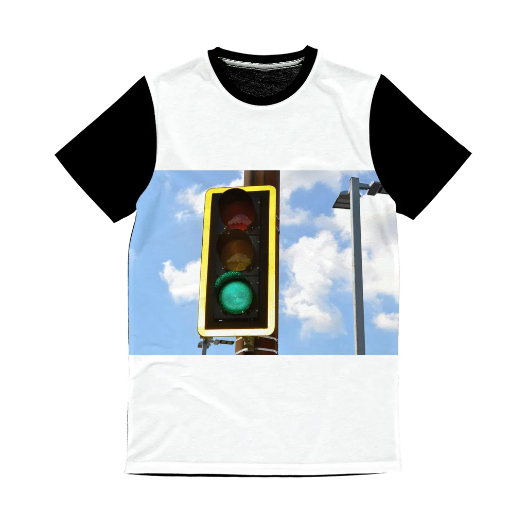 Traffic Light Classic Sublimation Panel T-Shirt