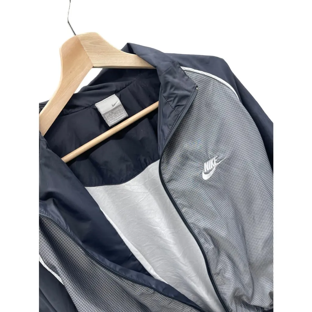 Vintage 2000's Nike Microcheck Lightweight Zip Up Jacket