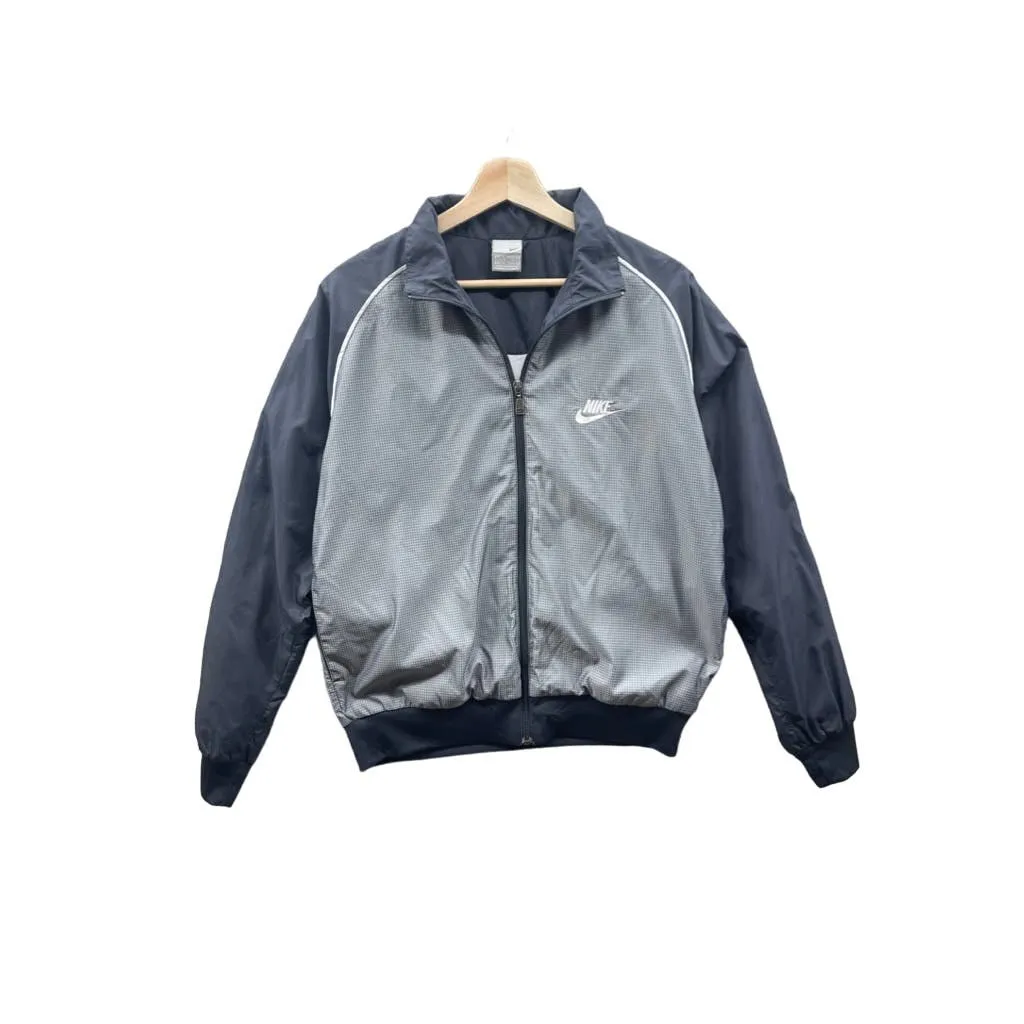Vintage 2000's Nike Microcheck Lightweight Zip Up Jacket