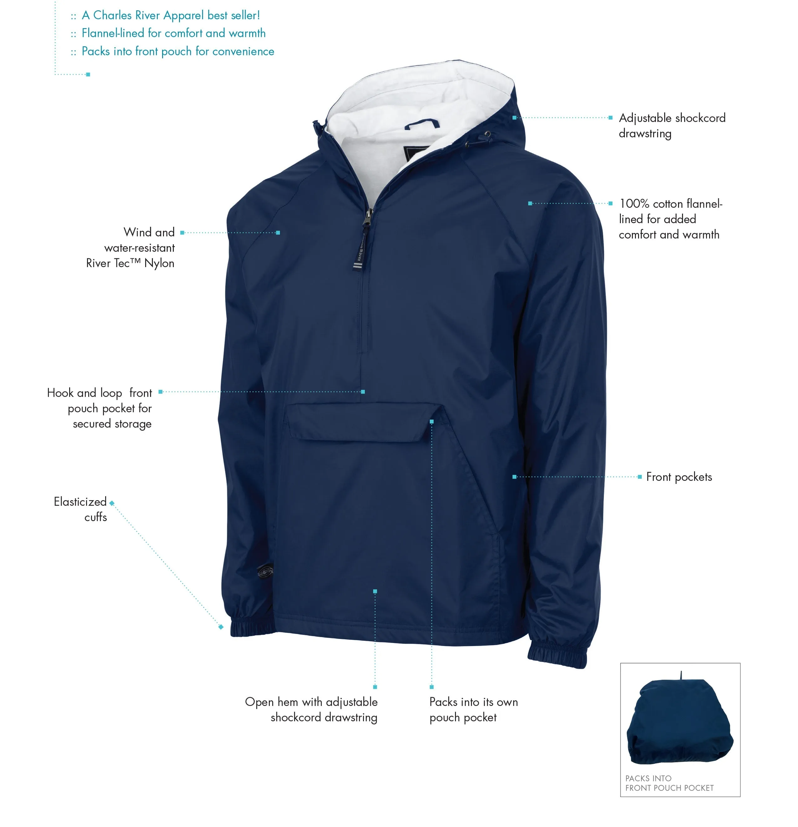Winthrop Athletics Lined Windbreaker - Choice of Sport