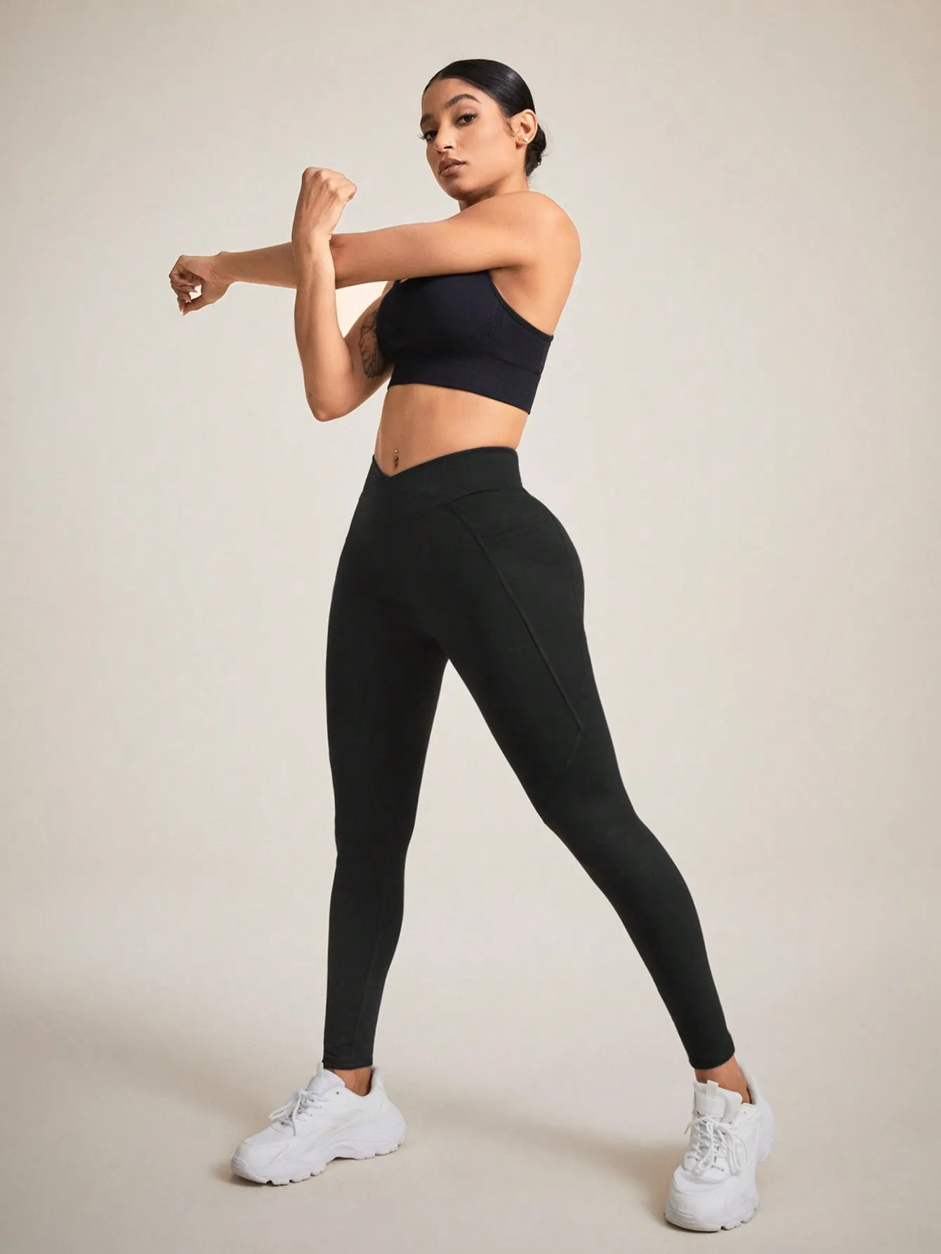 Yoga Basic Women's Seamless Sports Leggings