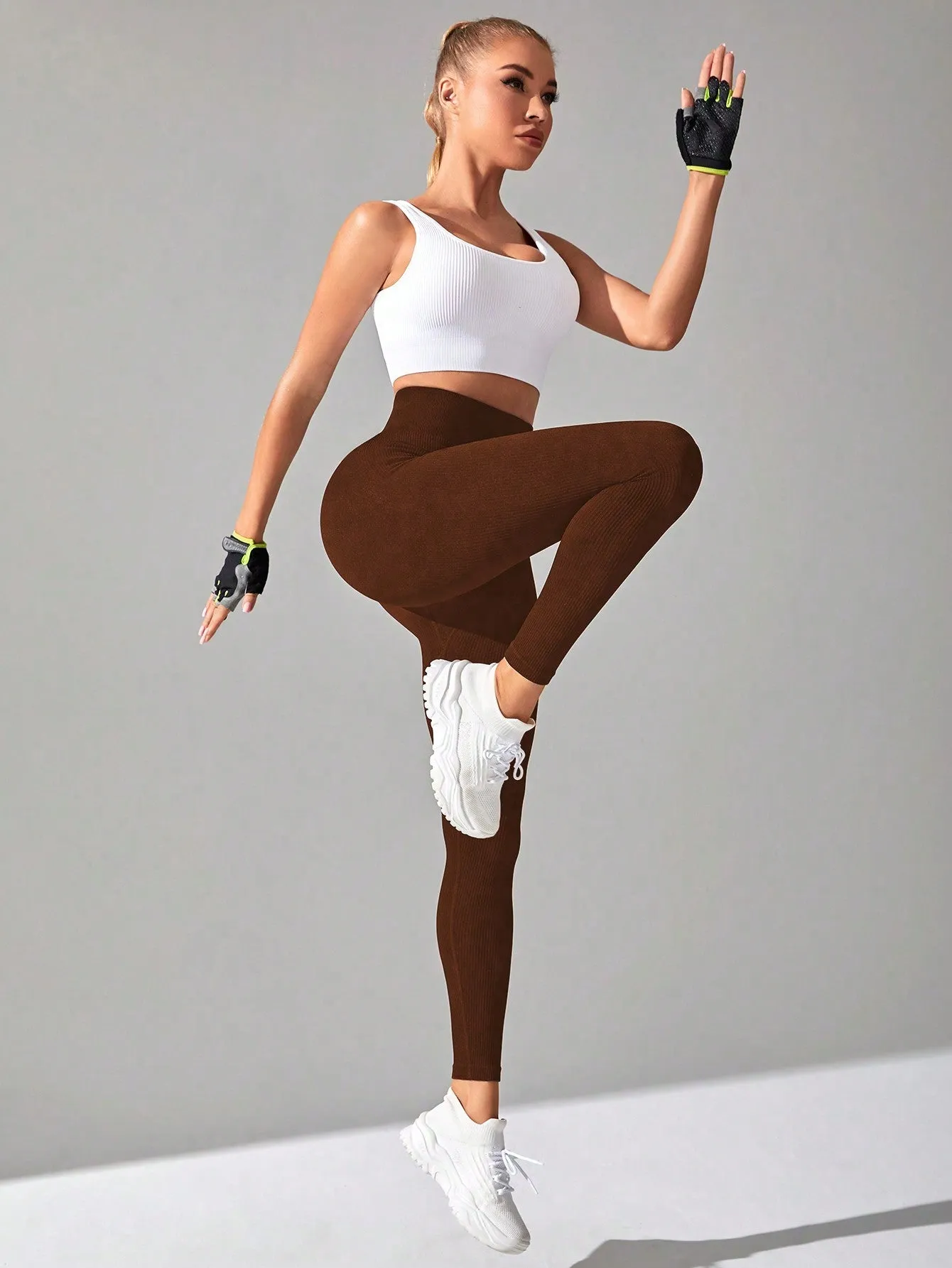 Yoga Basic Women's Seamless Sports Leggings