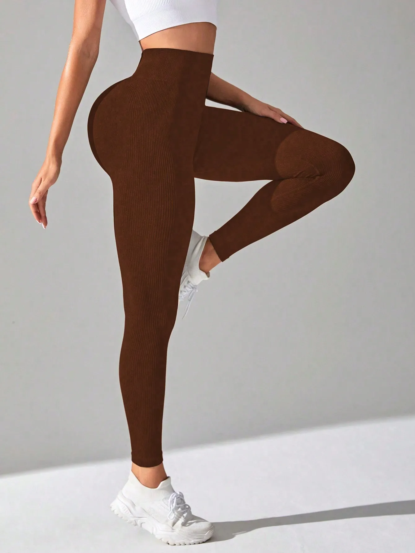 Yoga Basic Women's Seamless Sports Leggings