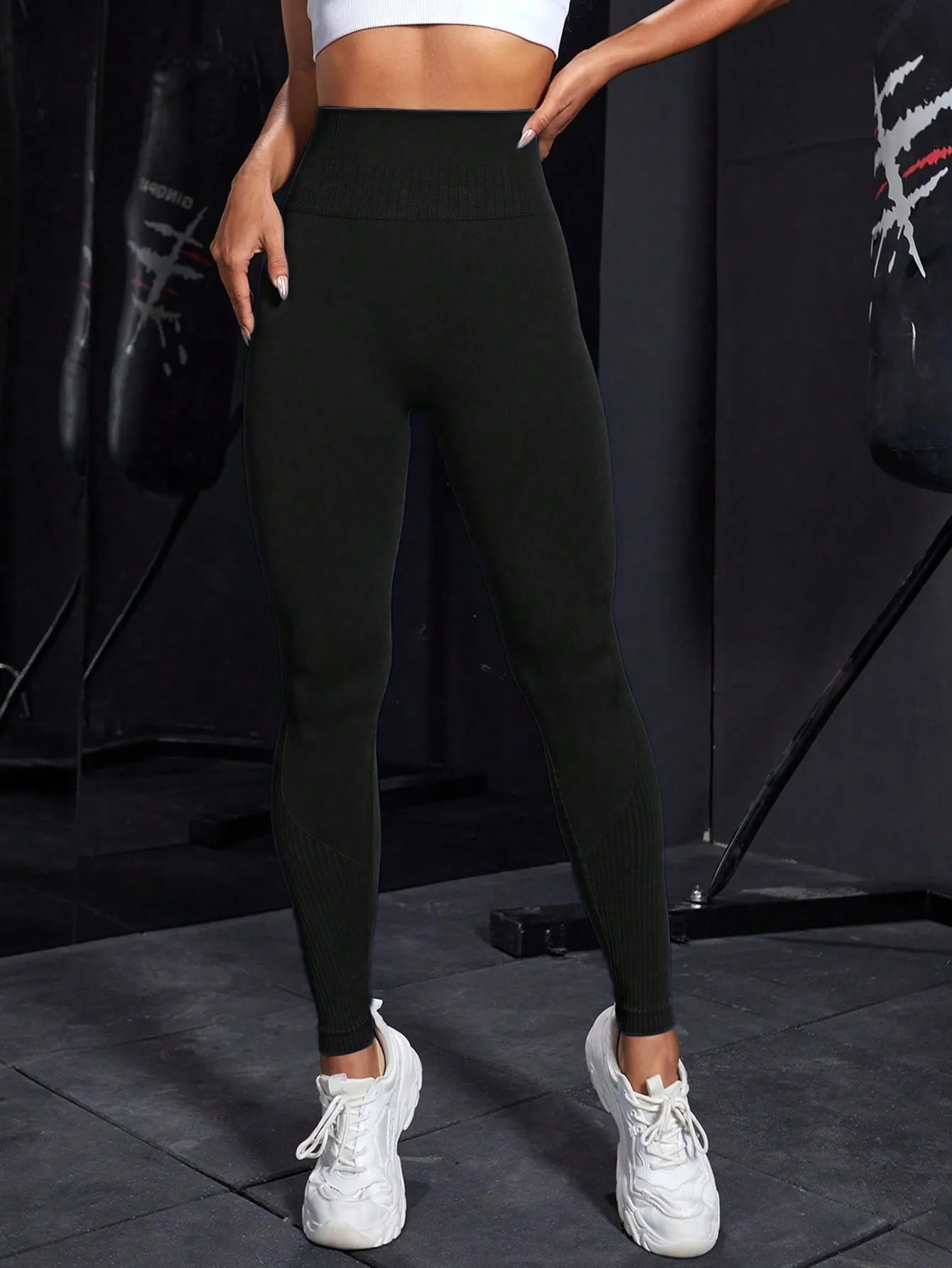 Yoga Basic Women's Seamless Sports Leggings