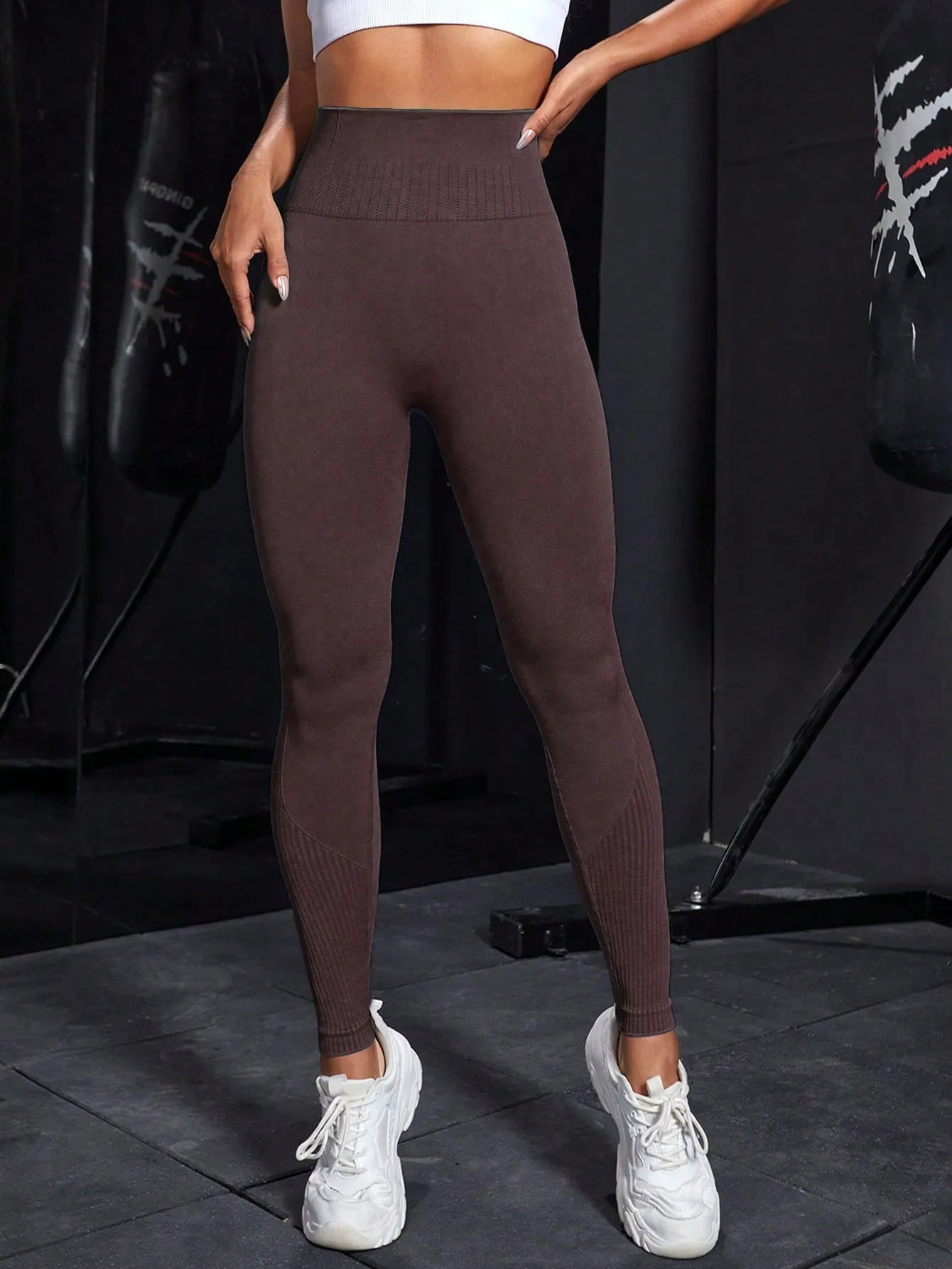 Yoga Basic Women's Seamless Sports Leggings