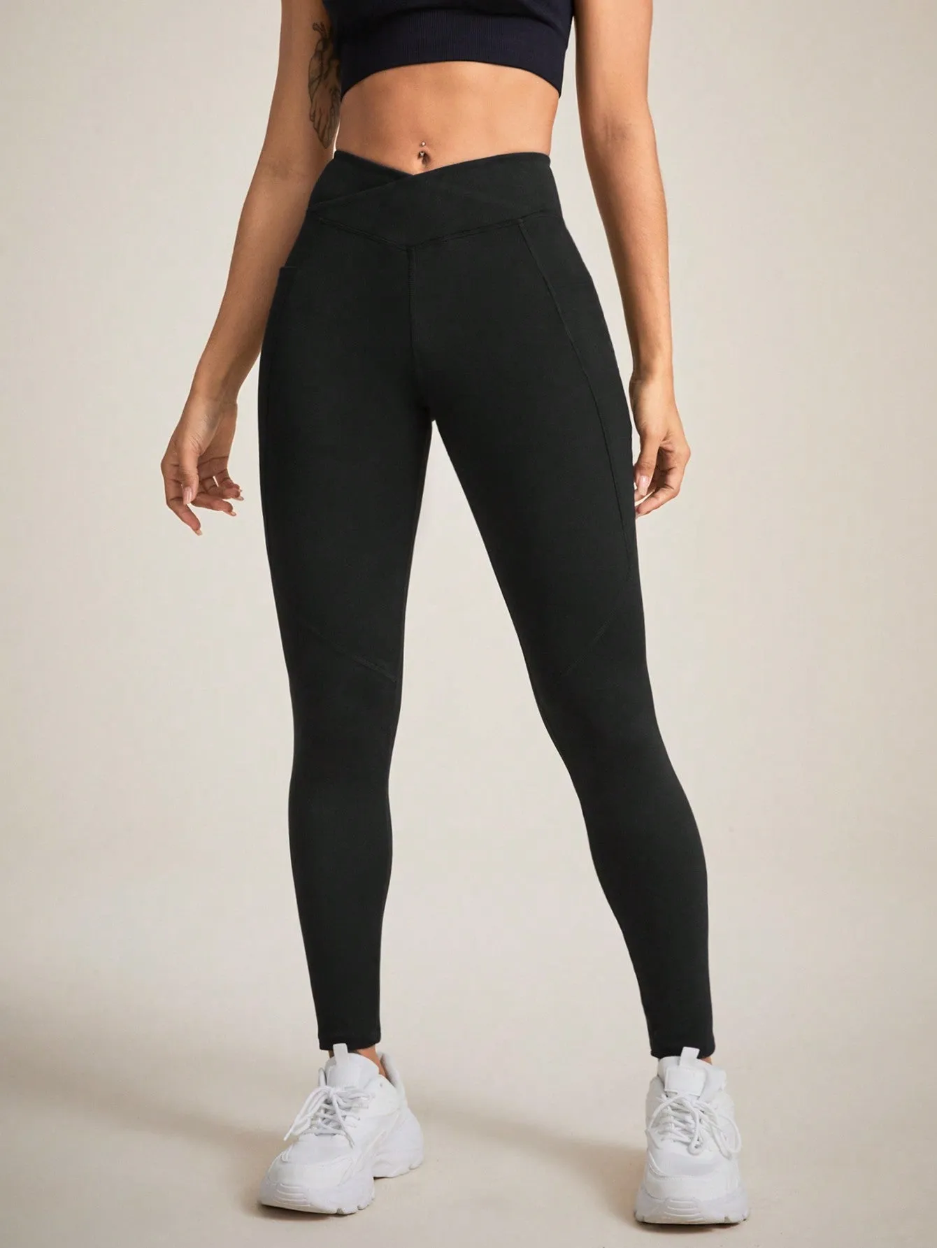 Yoga Basic Women's Seamless Sports Leggings