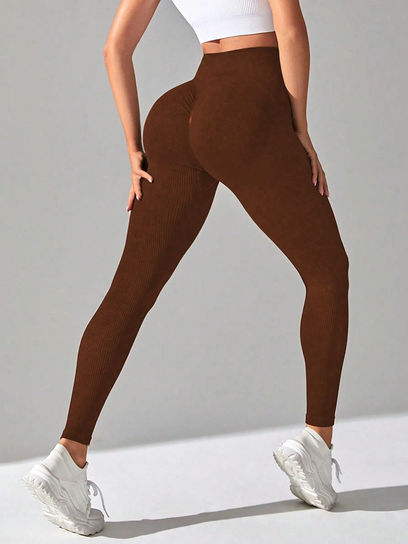 Yoga Basic Women's Seamless Sports Leggings