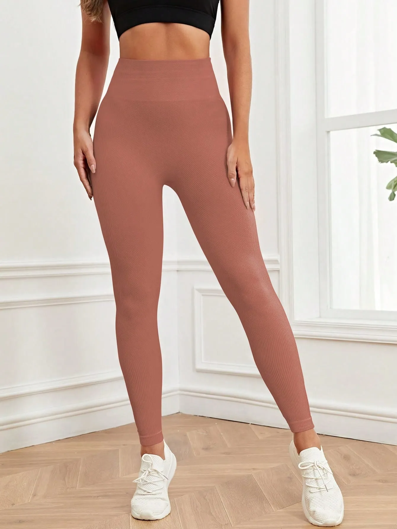 Yoga Basic Women's Seamless Sports Leggings
