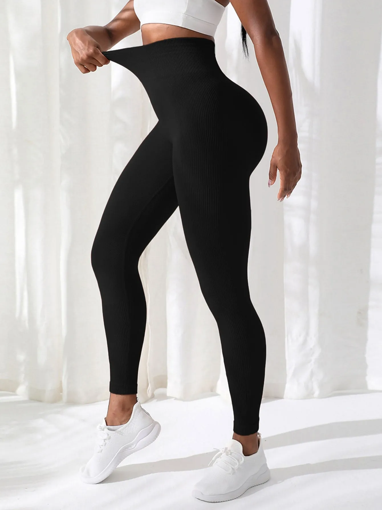 Yoga Basic Women's Seamless Sports Leggings