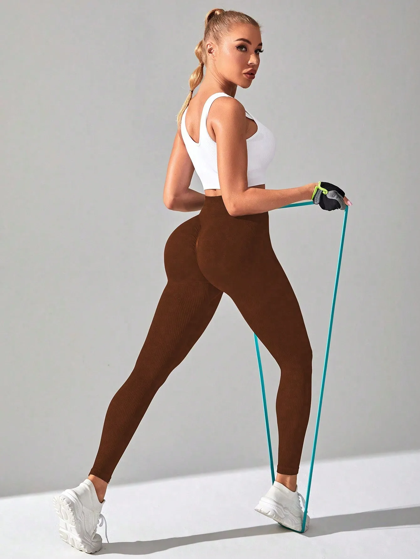 Yoga Basic Women's Seamless Sports Leggings