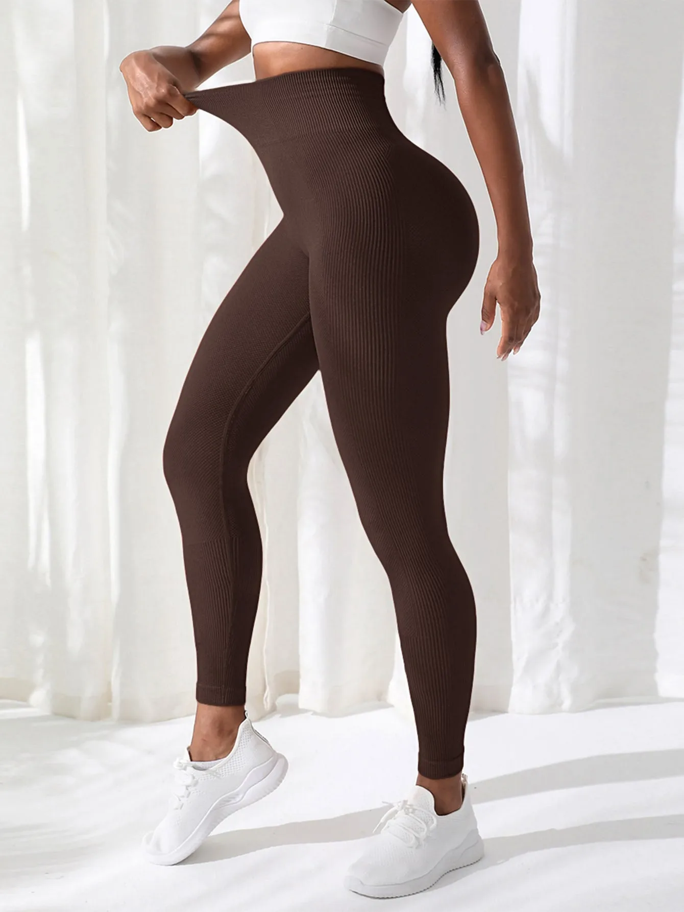 Yoga Basic Women's Seamless Sports Leggings