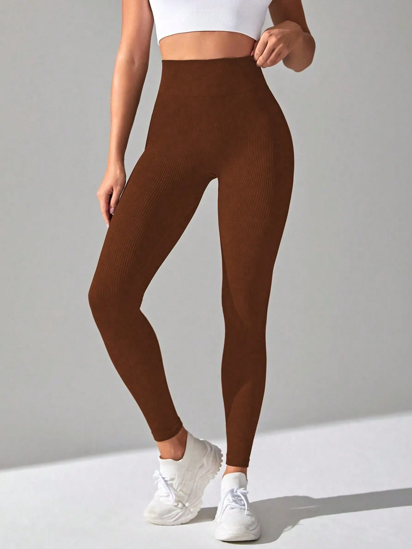 Yoga Basic Women's Seamless Sports Leggings